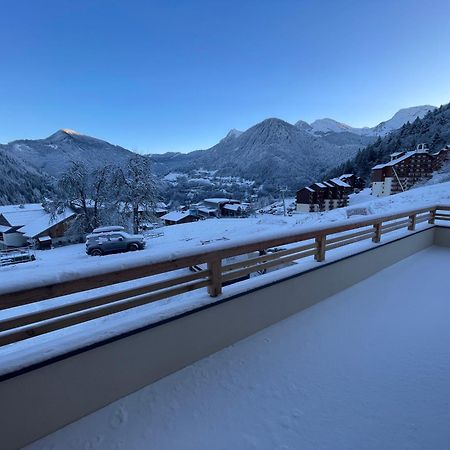 Dans Residence Neuve Le Snow Roc Sur Les Pistes, Grand Studio Cosy 5 Pers Avec Terrasse Panoramique, Sauna, Wifi Saint-Jean-d'Aulps Ngoại thất bức ảnh