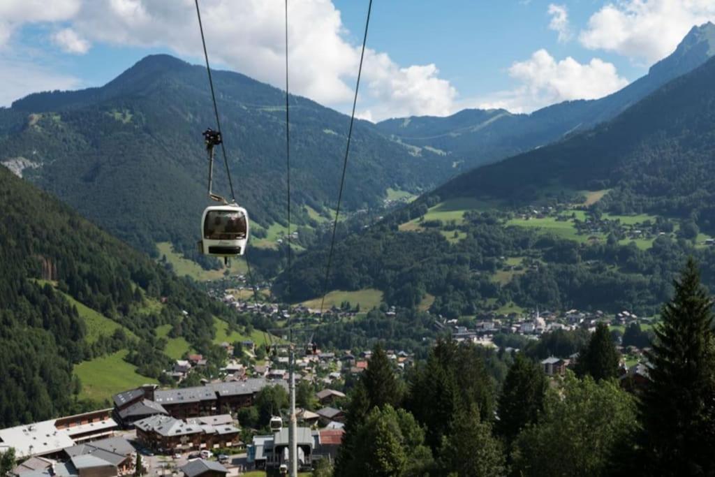 Dans Residence Neuve Le Snow Roc Sur Les Pistes, Grand Studio Cosy 5 Pers Avec Terrasse Panoramique, Sauna, Wifi Saint-Jean-d'Aulps Ngoại thất bức ảnh