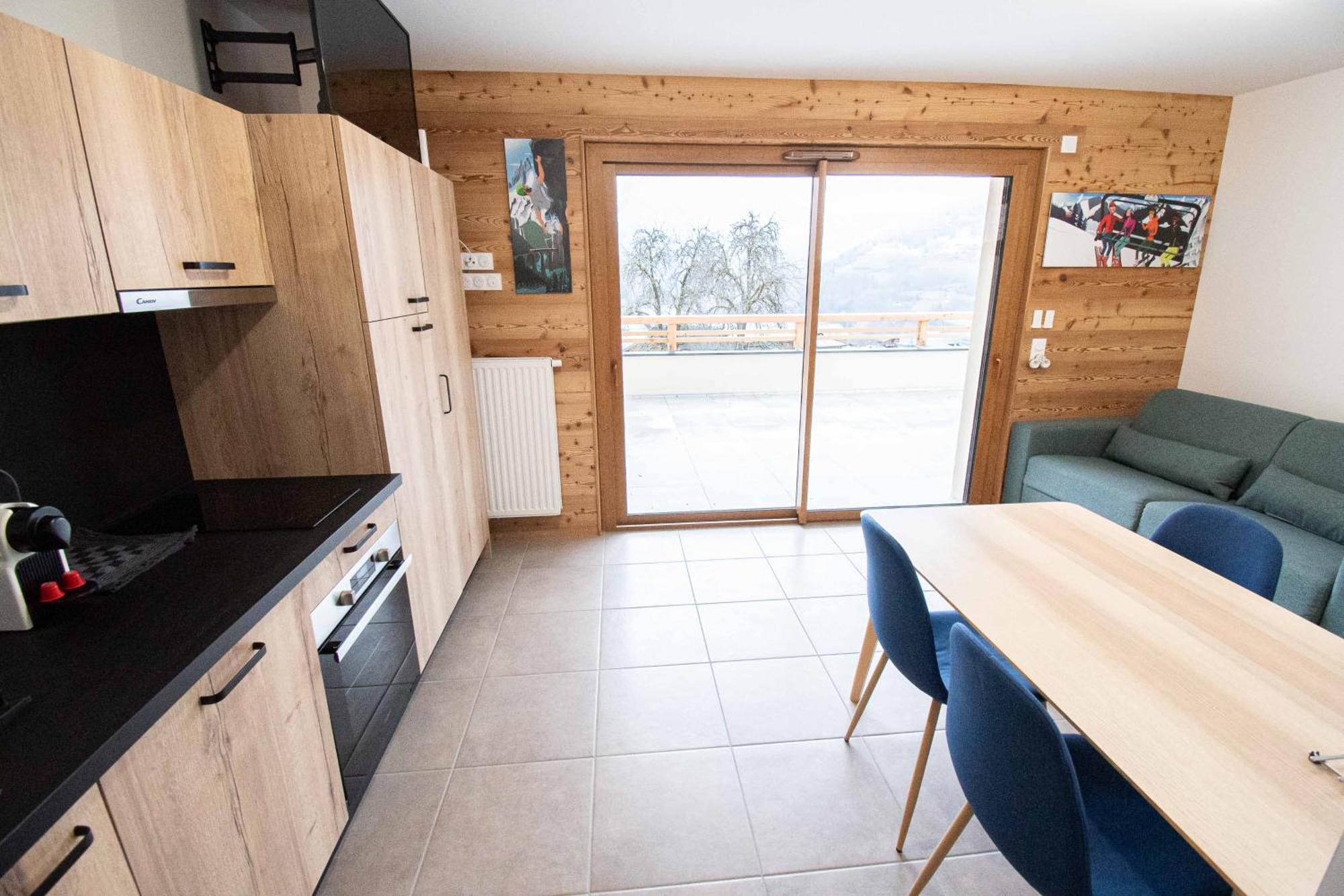 Dans Residence Neuve Le Snow Roc Sur Les Pistes, Grand Studio Cosy 5 Pers Avec Terrasse Panoramique, Sauna, Wifi Saint-Jean-d'Aulps Ngoại thất bức ảnh