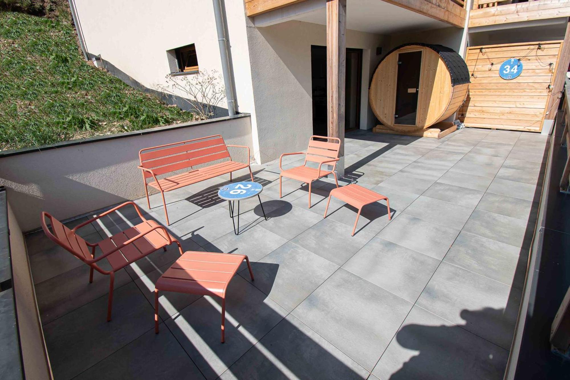Dans Residence Neuve Le Snow Roc Sur Les Pistes, Grand Studio Cosy 5 Pers Avec Terrasse Panoramique, Sauna, Wifi Saint-Jean-d'Aulps Ngoại thất bức ảnh