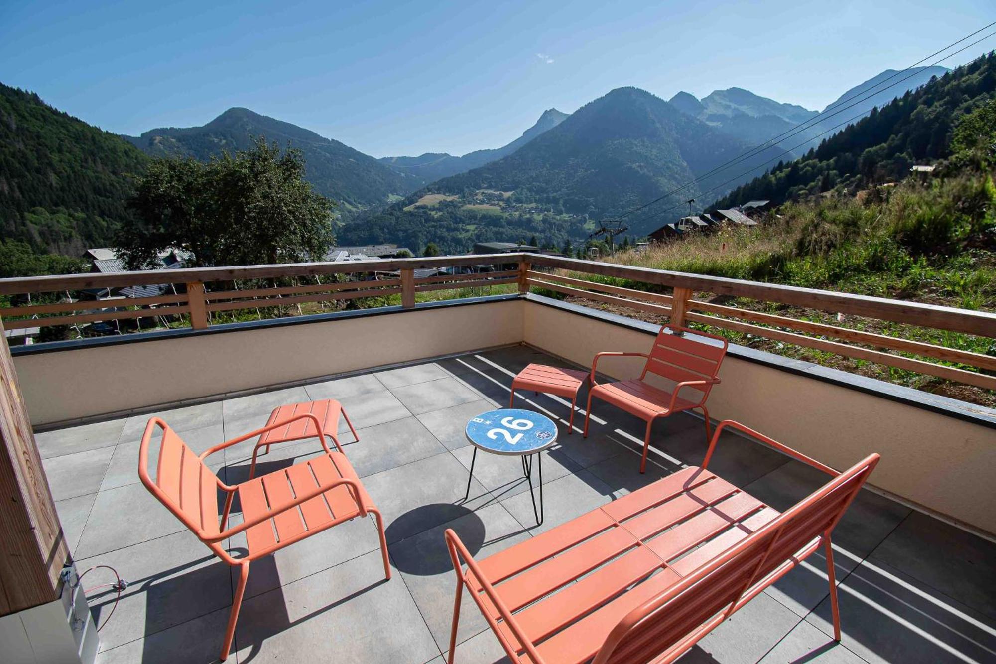 Dans Residence Neuve Le Snow Roc Sur Les Pistes, Grand Studio Cosy 5 Pers Avec Terrasse Panoramique, Sauna, Wifi Saint-Jean-d'Aulps Ngoại thất bức ảnh